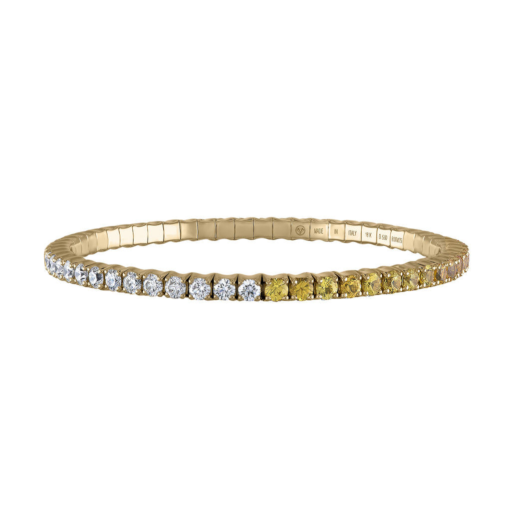 Diamonds & Yellow Sapphires · Duet Bracelets