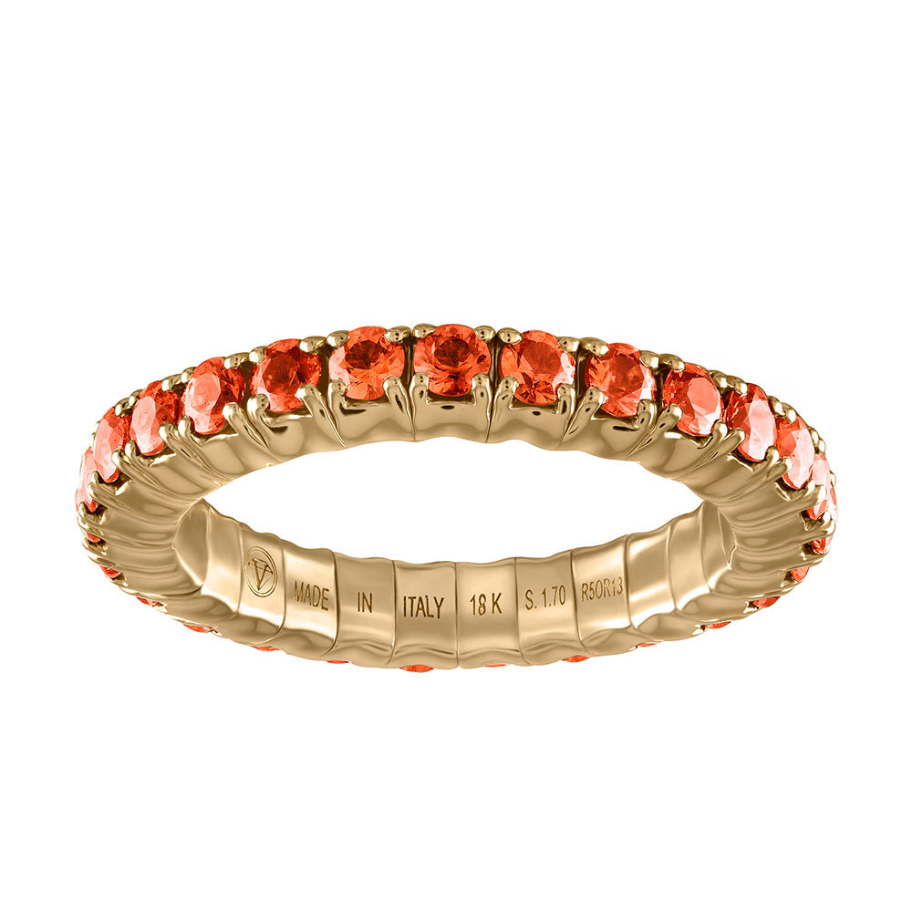 Orange Sapphire · Mono Rings